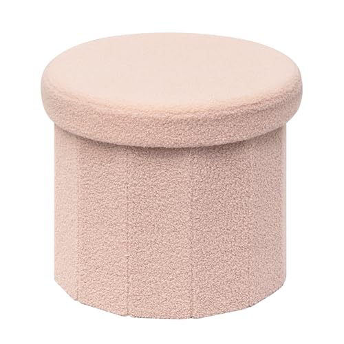 Bonlife Sitzbank mit Stauraum, klappbare Sitztruhe, Aufbewahrungsbox, Fußbank,Liebe,für Schlafzimmer Wohnzimmer Flur,Rosa,38x38x38 cm Bonlife Sitzbank mit Stauraum, klappbare Sitztruhe, Aufbewahrungsbox, Fußbank,Liebe,für Schlafzimmer Wohnzimmer Flur,Rosa,38x38x38 cm von Bonlife