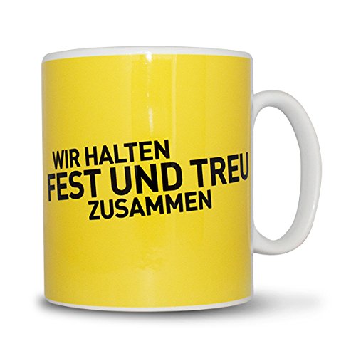 Borussia Dortmund BVB Tasse WIR HALTEN FEST UND TREU ZUSAMMEN von Borussia Dortmund