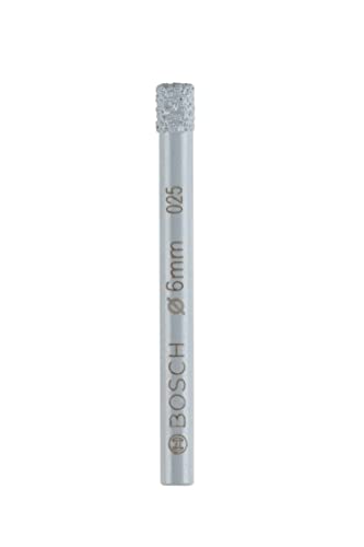 Bosch Accessories Professional 1x Diamantbohrer Expert for Ceramic (für Harte Fliesen, Harter Stein, Weichgestein, Ø 6 mm, Zubehör Bohrmaschine) von Bosch Accessories