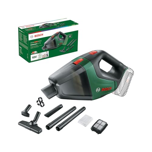 Bosch Home and Garden Bosch Akku-Handstaubsauger UniversalVac 18 (ohne Akku, 18 Volt System, mit Zubehörset, im Karton), Testnote: sehr gut (Magazin: selber machen), Grün von Bosch Home and Garden