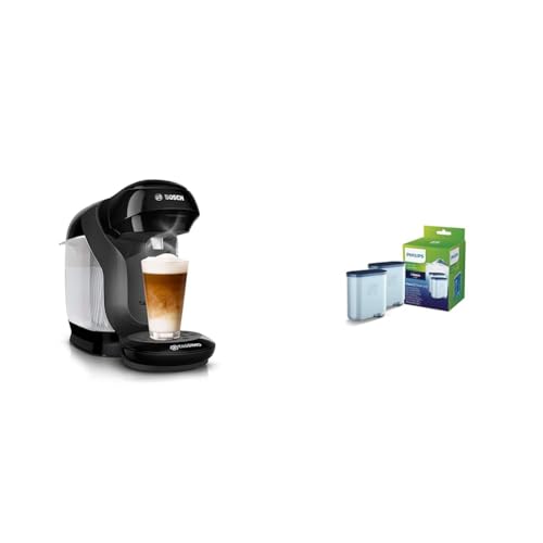 Bosch Hausgeräte Tassimo Style Kapselmaschine TAS1102 Kaffeemaschine by Bosch & Philips AquaClean Kalk- und Wasserfilter für Espressomaschine, Kein Entkalken bis 5000 Tassen, Doppelpack von Bosch Hausgeräte