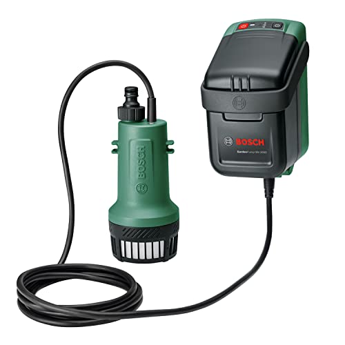 Bosch Home and Garden GardenPump 18V-2000 (BT), Tauchpumpe | ohne Akku, Classic Grün von Bosch Home and Garden