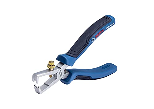 Bosch Professional 160 mm Abisolierzange (Chrom-Vanadium-Stahl, Soft-Grip Griff) von Bosch Professional