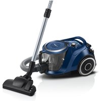 BOSCH Bodenstaubsauger "BGC41X36, Serie 6, 600 W, blau", 700 W, beutellos, extra leise (69 dB), langes Kabel von Bosch