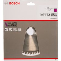 Bosch Kreissägeblatt Multi Material, 190 x 30 x 2,4 mm, 54 von Bosch