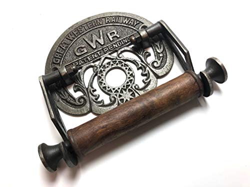 Traditional GWR railways vintage design victorian wall mounted toilet loo roll holder by Bowley and Jackson von Bowley and Jackson