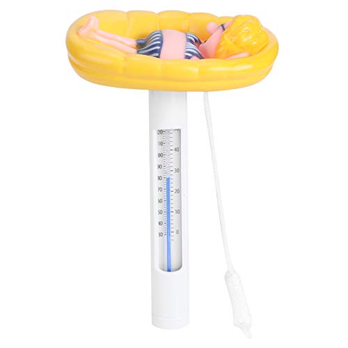 Pool-Thermometer – schöne Cartoon-Form, schwimmendes Schwimmbad-Thermometer, Temperaturmesser mit ℉/℃-Anzeige von Boxwizard