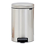 Brabantia Edelstahl Treteimer 12 L 25,1 (B) x 33,8 (T) x 41,1 (H) cm Silber von Brabantia