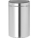 Brabantia Papierkorb Touch Bin Edelstahl 33 L 43,5 (B) x 30,5 (T) x 72,5 (H) cm Silber von Brabantia