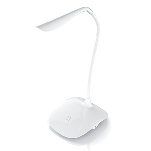 Brandson High Power LED Schreibtischlampe - LED Tischlampe Bürolampe Tischleuchte Nachttischlampe - Twistable Desk Lamp - 3 Helligkeitsstufen - leuchtstarke 70 Lumen - 3 W - hohe Lichtausbeute - Weiß Brandson High Power LED Schreibtischlampe - LED Tischlampe Bürolampe Tischleuchte Nachttischlampe - Twistable Desk Lamp - 3 Helligkeitsstufen - leuchtstarke 70 Lumen - 3 W - hohe Lichtausbeute - Weiß von Brandson