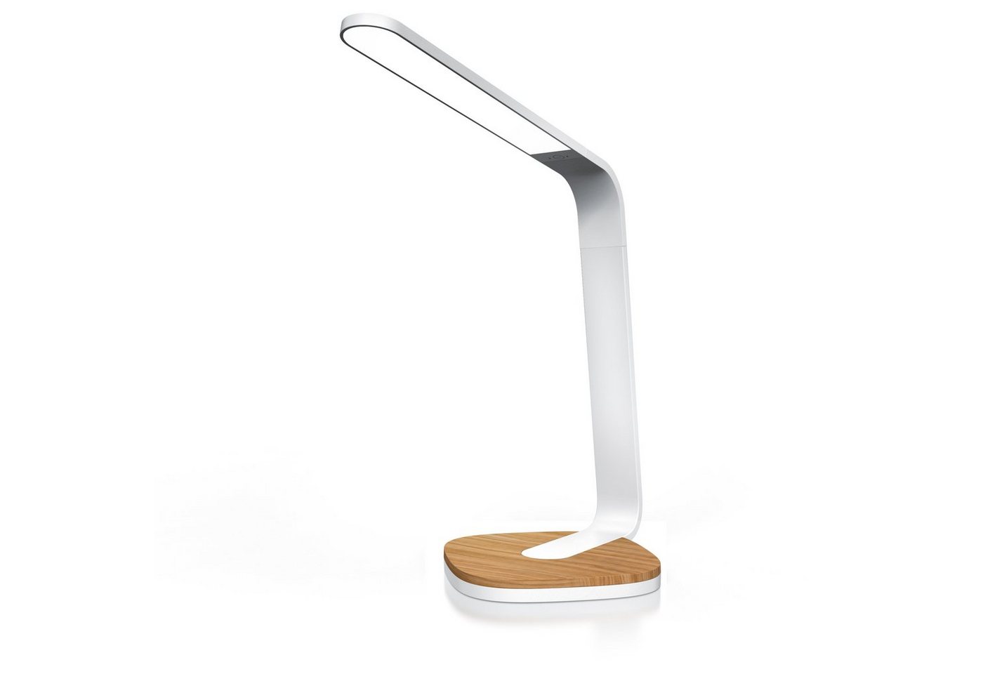 Brandson Schreibtischlampe, dimmbar, 5 Helligkeitsstufen, 3 Lichttemperaturen, Sensor Touch, Timer, LED, LED fest integriert, Tischlampe, Holz Optik, Büro Lesen Studieren, Tischleuchte Weiß Brandson Schreibtischlampe, dimmbar, 5 Helligkeitsstufen, 3 Lichttemperaturen, Sensor Touch, Timer, LED, LED fest integriert, Tischlampe, Holz Optik, Büro Lesen Studieren, Tischleuchte Weiß von Brandson