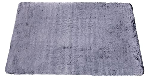 Brandsseller Kuschelfell Teppich | Läufer | Kunstfellteppich | ca. 70 x 140 cm | Grau von Brandsseller