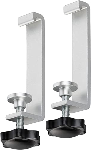 Brennenstuhl Tischklemmen für Alu-Office-Line Steckdosenleisten/Klemmhalter für Schreibtisch/Tischplatte (Schraubklemmen für ihren Arbeitsplatz, für Tischstärken von 16-60mm geeignet) von Brennenstuhl