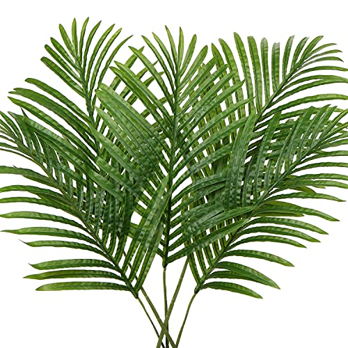 Briful Künstliche Palmwedel Kunstpflanze Palme Textilpalmwedel Set mit 5 Stück Länge ca. 45 cm von Briful