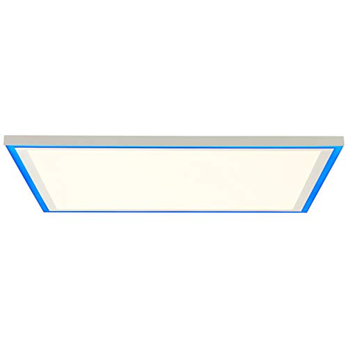 Brilliant LED Panel Aufbaupaneel - Deckenaufbau-Paneel mit RGB-Rahmenlicht für farbenfrohe Akzentbeleuchtung - Helligkeit ist stufenlos dimmbar aus Metall/Kunststoff, in weiß - 60x60cm Brilliant LED Panel Aufbaupaneel - Deckenaufbau-Paneel mit RGB-Rahmenlicht für farbenfrohe Akzentbeleuchtung - Helligkeit ist stufenlos dimmbar aus Metall/Kunststoff, in weiß - 60x60cm von Brilliant