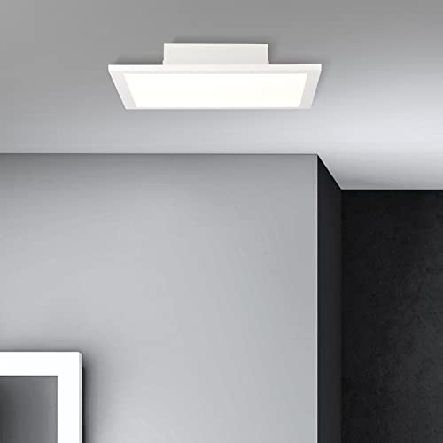 Brilliant LED Panel Aufbaupaneel - funktionale Deckenaufbau-Paneel mit flächtigen und warmweißem Licht - flächiges Licht - aus Metall/Kunststoff, in weiß/kaltweiß - 30x30cm Brilliant LED Panel Aufbaupaneel - funktionale Deckenaufbau-Paneel mit flächtigen und warmweißem Licht - flächiges Licht - aus Metall/Kunststoff, in weiß/kaltweiß - 30x30cm von Brilliant