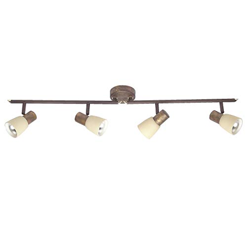 BRILLIANT Lampe Luca Spotrohr 4flg altkupfer/champagner | 4x R50, E14, 40W, geeignet für Reflektorlampen (nicht enthalten) | Arme drehbar/Köpfe schwenkbar BRILLIANT Lampe Luca Spotrohr 4flg altkupfer/champagner | 4x R50, E14, 40W, geeignet für Reflektorlampen (nicht enthalten) | Arme drehbar/Köpfe schwenkbar von Brilliant