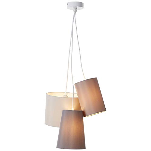 BRILLIANT Lampe Trial Pendelleuchte 3flg grau | 3x A60, E27, geeignet für Normallampen (nicht enthalten) | In der Höhe einstellbar/Kabel kürzbar BRILLIANT Lampe Trial Pendelleuchte 3flg grau | 3x A60, E27, geeignet für Normallampen (nicht enthalten) | In der Höhe einstellbar/Kabel kürzbar von Brilliant