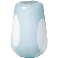 Broste Copenhagen - Ada Dot Vase Ø 18 x H 26 cm, plein air light blue von Broste Copenhagen