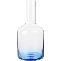 Broste Copenhagen - Hue Karaffe 1.1 l, clear / blue von Broste Copenhagen