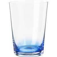 Broste Copenhagen - Hue Trinkglas 30 cl, clear / blue von Broste Copenhagen