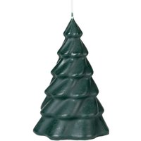 Broste Copenhagen - Pinus Weihnachtsbaumkerze, Ø 10 cm, grape leaf green von Broste Copenhagen