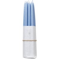 Broste Copenhagen - Tapers getauchte Spitzkerze, Ø 1,2 cm, plein air light blue (10er-Set) von Broste Copenhagen