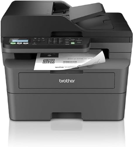 Brother MFC-L2835DW | 4-in-1-Multifunktionsdrucker (Drucken/Scan/Kopieren/Faxen) Laserdrucker Monochrom – WLAN & Ethernet – Dokumentenzuführung (ADF) für 50 Blatt – Druckgeschwindigkeit von 32 Seiten von Brother