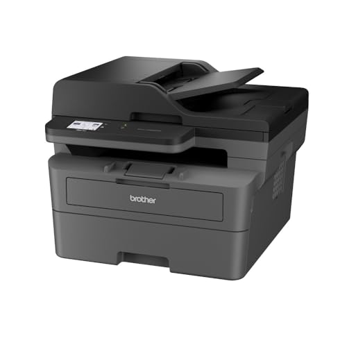 Brother MFC-L2860DWE 4-in-1-Multifunktions-Laserdrucker, 34 ppm, Duplexdruck, 6,8 cm Touchscreen-Farbdisplay, Fast Ethernet, WLAN mit 5 GHz und USB 2.0 von Brother