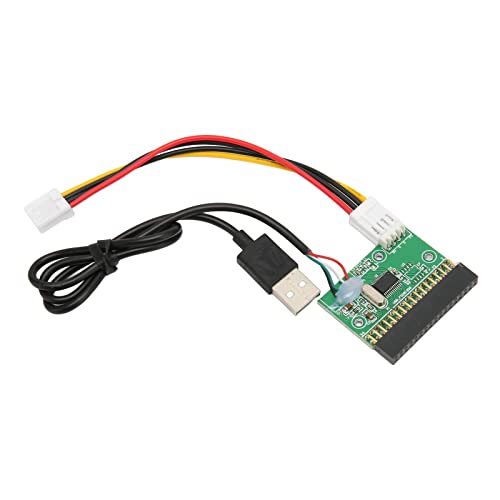 Brrnoo 1,44 MB 3,5-Zoll-Diskettenlaufwerksanschluss, Plug-and-Play-34-PIN-zu-USB-Kabeladapter von Brrnoo