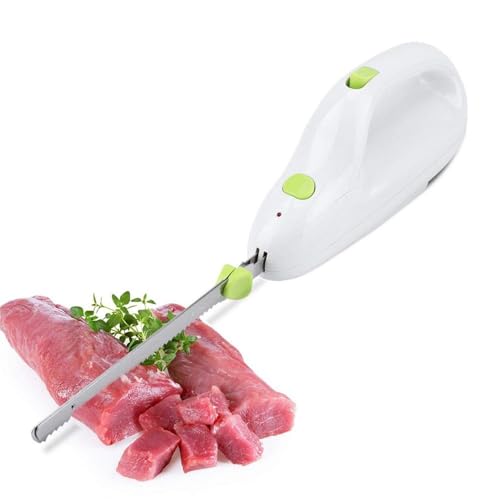Brrnoo Elektrisches Brotmesser, Elektromesser für Fleisch Küche, Küchenmesser Elektrisch Fleischmesser Tiefkühlkost, zum Schneiden Von Fleisch Brot Käse Gemüse und Obst Brrnoo Elektrisches Brotmesser, Elektromesser für Fleisch Küche, Küchenmesser Elektrisch Fleischmesser Tiefkühlkost, zum Schneiden Von Fleisch Brot Käse Gemüse und Obst von Brrnoo