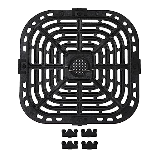 Brrnoo Gummipuffer für Luftfritteuse, Zubehör für Luftfritteuse für Vortex Gourmia, Ersatz-Grillplatte, Grillpfanne, Crisper-Platte, Tablett, Rack-Teile, 24 X 23 cm Brrnoo Gummipuffer für Luftfritteuse, Zubehör für Luftfritteuse für Vortex Gourmia, Ersatz-Grillplatte, Grillpfanne, Crisper-Platte, Tablett, Rack-Teile, 24 X 23 cm von Brrnoo