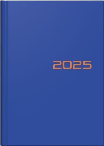 BRUNNEN Buchkalender Modell 796 (2025), 2 Seiten = 1 Woche, A5, 128 Seiten, Balacron-Einband, blau von Brunnen