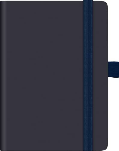 BRUNNEN Taschenkalender Kompagnon Modell 732 66 (2025), 2 Seiten = 1 Woche, A6, 192 Seiten, PU-Einband, flexibel, dunkelblau von Brunnen