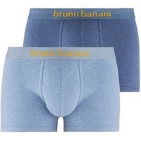 Bruno Banani Boxershorts "Short 2Pack Denim Fun", (Packung, 2er-Pack), mit melierter Optik von Bruno Banani