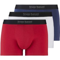 Bruno Banani Boxershorts "Short 3Pack Energy Cotton", (Packung, 3er-Pack), mit Schriftzug am Bund von Bruno Banani