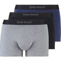 Bruno Banani Boxershorts "Short 3Pack Energy Cotton", (Packung, 3er-Pack), mit Schriftzug am Bund von Bruno Banani