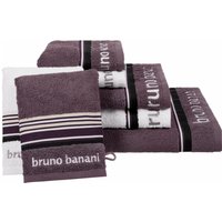 Bruno Banani Handtuch Set "Maja, 1 Duschtuch, 2 Handtücher, 2 Gästehandtücher, 2 Waschhandschuhe", (Set, 7 St., 1 Duschtuch-2 Handtücher-2 Gästetücher-2 Waschhandschuhe), mit Bordüre und Markenlogo, 7 teiliges Handtücher Set, 100% Baumwolle von Bruno Banani