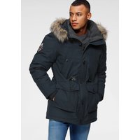 Bruno Banani Parka, mit Kapuze, mit abnehmbarem Fellimmitat an der Kapuze von Bruno Banani