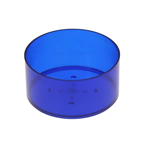 runde Kunststoff Teelichthüllen 37x19mm - Kerzengießen Klassische Rundform, Farbe:Dunkelblau, Anzahl:50 Stück von Bütic GmbH