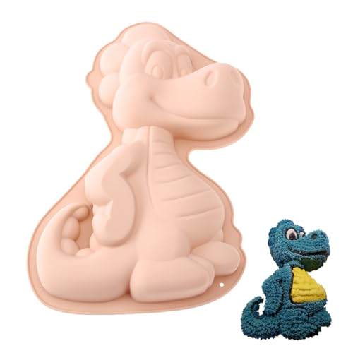 Bukezudang Kuchenform Dinosaurier Silikon, Kuchenform Dinosaurier Groß, 3D Dinosaur Baking Mould, Dino Backform Dino Kuchenform, For Party Baking Moulds Such As Cakes Chocolates Desserts Etc. von Bukezudang