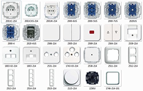 Busch Jäger Reflex SI alpinweiß, Schalter & Steckdosen - Set Auswahl von Busch-Jaeger