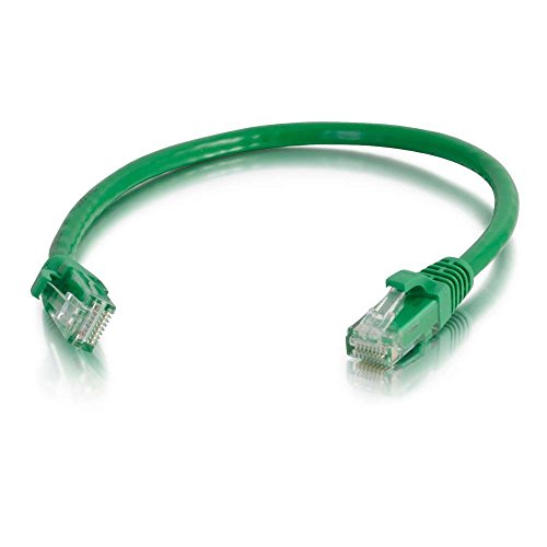 C2G 2M GRÜNES CAT6 Ethernet Gigabit Lan Netzwerkkabel (RJ45) Patchkabel, UTP, kompatibel mit CAT. 5, CAT. 5e und CAT. 7. von C2G