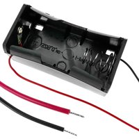 CableMarkt - Kompakter Batteriehalter für eine Batterie D LR20 R20 1,5V von CABLEMARKT