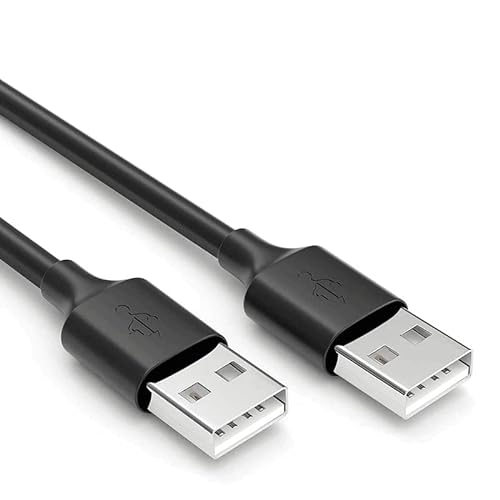 CABLEPELADO USB 2.0 Super Speed Kabel | USB Datenkabel Typ A Stecker | Geschwindigkeit bis zu 480 Mbps für Computer, TV-Box, externe Festplatte, Lüftungsboden, USB-Hub, Raspberry Pi | Schwarz | 5 von CABLEPELADO