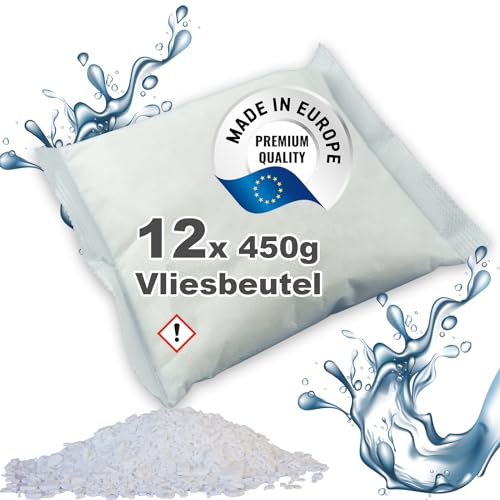 Bluecraft - 12x 450g Luft-Entfeuchter Granulat Nachfüllpack im Vliesbeutel für Raumentfeuchter ab 400g ohne Strom von Bluecraft