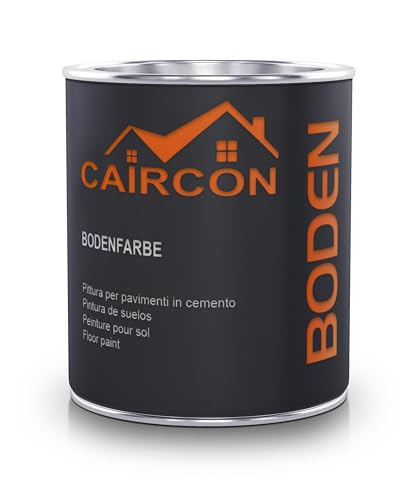 CAIRCON Bodenfarbe Betonfarbe Fußbodenfarbe Bodenbeschichtung Steinfarbe Dunkelgrün - 750ml von CAIRCON