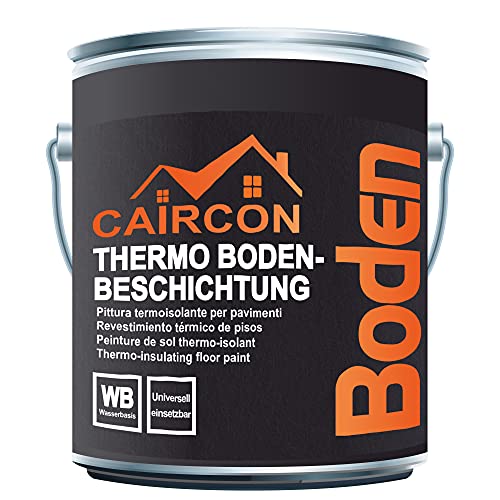 CAIRCON Thermo Bodenfarbe Bodenbeschichtung Bodenfarbe Betonfarbe Moosgrün 750ml von CAIRCON