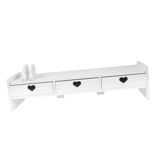 CANIGHT Desktop Monitor Stand Riser Mit Schublade Höhenverstellbarer Monitorständer Für Laptop Computer Und Bürobedarf Design Für Organisierten Arbeitsplatz CANIGHT Desktop Monitor Stand Riser Mit Schublade Höhenverstellbarer Monitorständer Für Laptop Computer Und Bürobedarf Design Für Organisierten Arbeitsplatz von CANIGHT