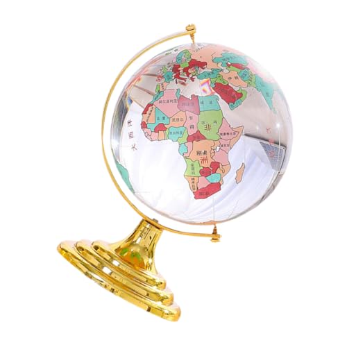 CANIGHT Weltkartenglobus Mit Sockel Kristallglobus Für Schreibtisch Drehbarer Tischglobus Kleiner Für Heimkristalldekor Moderner Schreibtischglobus CANIGHT Weltkartenglobus Mit Sockel Kristallglobus Für Schreibtisch Drehbarer Tischglobus Kleiner Für Heimkristalldekor Moderner Schreibtischglobus von CANIGHT